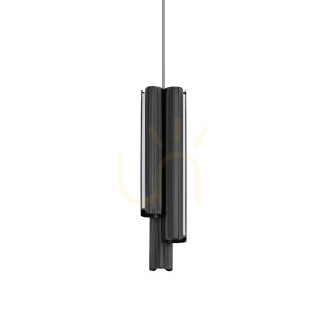Pendelleuchte Ideallux Dorica 3-flammig LED 27W schwarz 366487