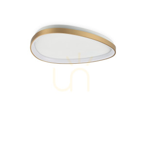 Plafond Ideallux Gemini 372082 Messing LED 30W 4000K Ø61 cm