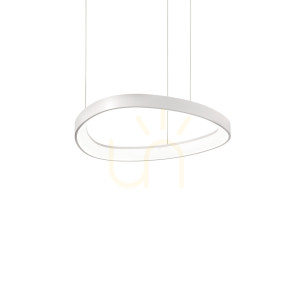 Pendelleuchte Ideallux Gemini weiß LED 36W 4000K Ø42,5 cm 372129