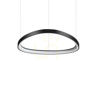 Pendelleuchte Ideallux Gemini schwarz LED 47W 4000K Ø61 cm 372167