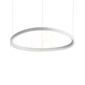 Pendelleuchte Ideallux Gemini weiß LED 56W 4000K Ø81 cm 372181