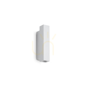 Wandleuchte Ideallux LOOK 370699 weiß LED 2-flammig 3000K Glas Metall
