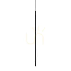 Pendelleuchte Ideallux Look schwarz LED 3000K Ø8 cm Glas Metall 370934