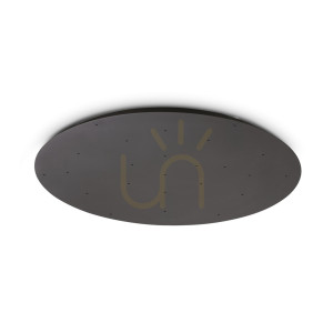 Deckenleuchte Ideallux MAPA 371948 schwarz Ø105 cm