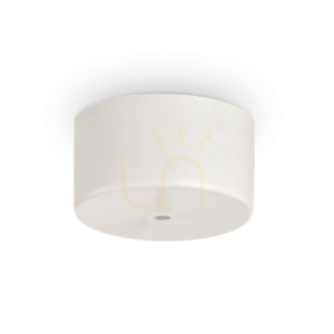 Einbauleuchte Ideallux MAPA weiß Ø9 cm Aluminium Glas 368825