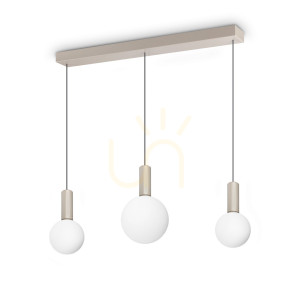 Pendelleuchte Ideallux ODEON 349213 weiß 3-flammig LED 20W Ø85 cm