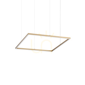 Pendelleuchte Ideallux Oracle Slim Messing Ø70 cm LED 3000K 44W 370484