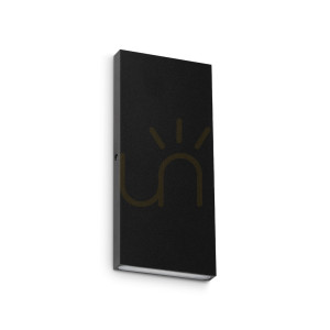 Außenwandleuchte Ideallux POST-IT schwarz LED 2-flammig IP65 369419