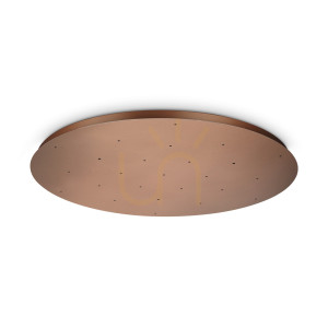Deckenrosette Ideallux ROSONE 370705 kupfer Ø105 cm Aluminium Metall