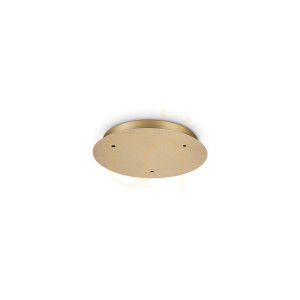 Deckenrosette Ideallux ROSONE 344201 Ø30 cm Aluminium/Metall
