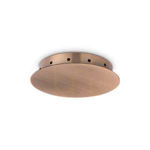 Baldachin Ideallux ROSONE Kupfer Ø18 cm Aluminium 370798