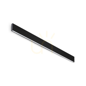 Wandleuchte Ideallux STEEL 367576 schwarz LED 29W 3000K 120,3 cm Aluminium