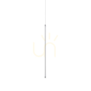 Pendelleuchte Ideallux TUBIX weiß LED 11W Glas Metall Ø7 cm 352671