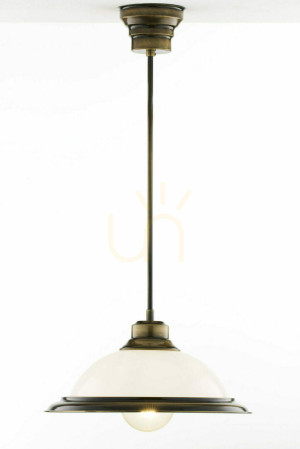 OPAL Messing E27 Pendelleuchte JUPITER