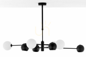 MOKA Kronleuchter Schwarz G9/GU10 JUPITER