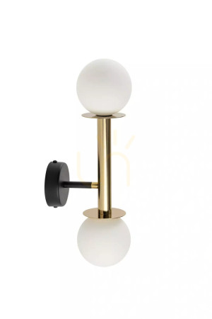 Wandleuchte Sigma DAISY 2-flammig gold/weiß 40774