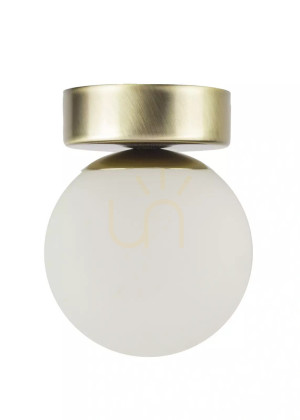 Plafond Sigma PERLA LUX 1 weiß G9 10 cm Gold 40775