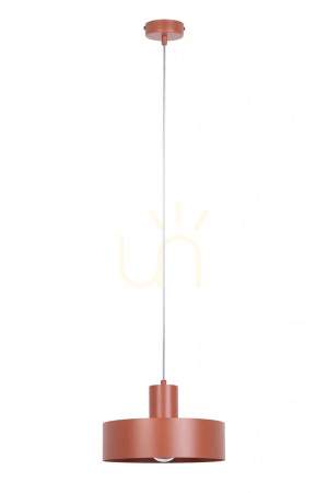 Pendelleuchte Sigma RIF M Ziegelstein E27 25 cm Stahl 41177