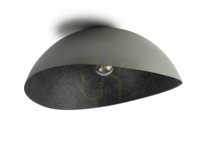 Plafond Sigma Solaris M silber schwarz E27 48 cm 40626