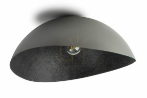 Plafond Sigma Solaris L Silber/Schwarz E27 69 cm 40627