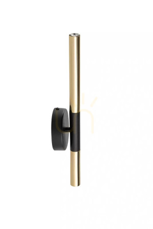 Wandleuchte Sigma SOPEL LUX 2-flammig schwarz/gold 40742