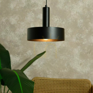 Pendelleuchte Sigma VITRUM schwarz 27 cm E27 40811