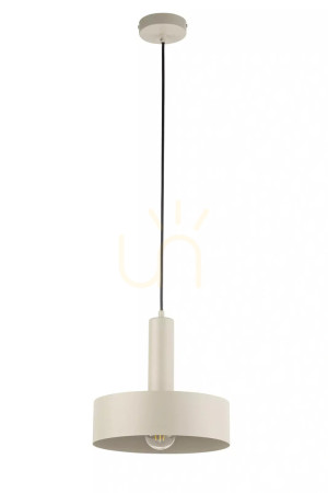 Pendelleuchte Sigma VITRUM grau-beige E27 27 cm Stahl 40807
