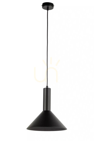 Pendelleuchte Sigma VITRUM schwarz E27 26 cm Stahl 40810