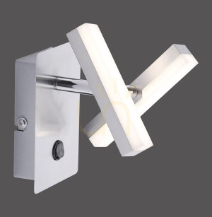 RICO Wandleuchte 11276-55 Silber 2xLED