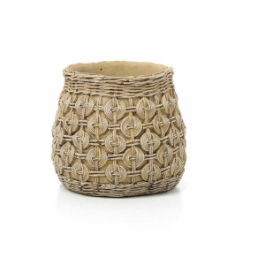 Pflanzgefäß aus Beton The Knot L, 23 cm, Handmade, Planters