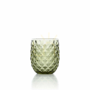 Wasserglas Starbeam Olivgrün 8,5 cm x 10 cm