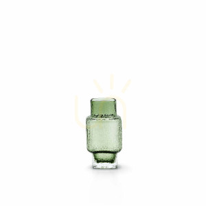 Vase Glas grün Vintage Vert Glass Collection M