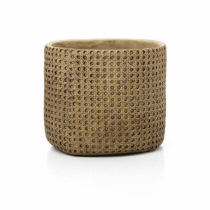 Pflanzgefäß RattanRock Natur XL Handmade Planters 26x24x26 cm