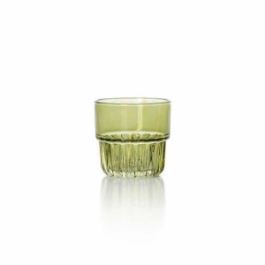 Facettierter Becher Grün 8,3 cm