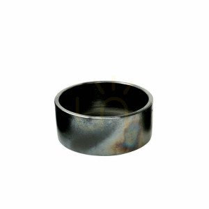 Zylinderschale Burned Collection Schwarz M 15x15x6 cm