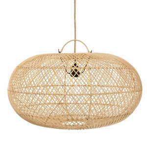 Pendelleuchte Wholly Natur L 60 cm Handgefertigt