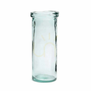 Vase Jiandan Blau M 12x12x28 cm dekorativ für Küche und Innenausstattung