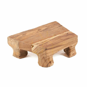 Tablett Teak Root Collection, natürlich, 30 x 20 x 10 cm