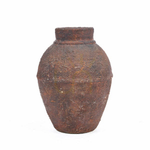 Vase Amphora Rustica Burgunderrot M Terracotta Collection