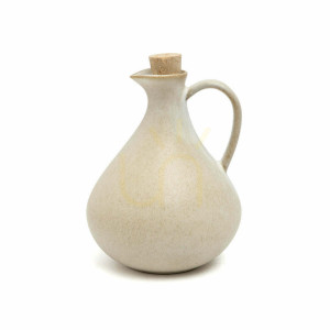 Olivenölflasche N°80 Weiß 13,5 x 13,5 x 16,5 cm