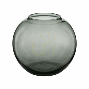 Vase Jacqueline Rauchgrau 21 x 21 x 21 cm