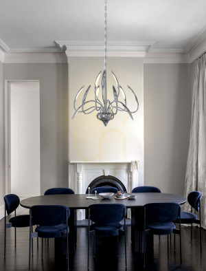 HAMPTON Chrom-Pendelleuchte 5326-1201 Aviano