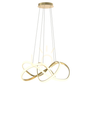 ARTE Gold-Pendelleuchte 7097-0115 Aviano
