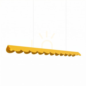 BISCUIT 130 gelbe LED 4000K Pendelleuchte