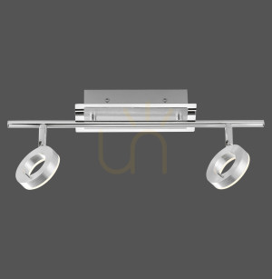 SILEDA plafond 6781-96 Silber 2xLED