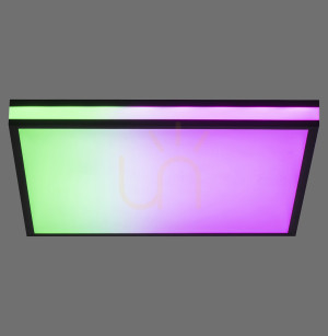 Plafond MARIO BLACK 14110-18 Schwarz 1xLED