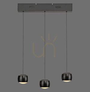 BALLINI Pendelleuchte 15261-18 Schwarz 3xLED