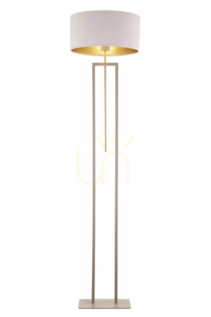 Stehleuchte Sigma MARII beige gold Velours E27 167 cm 41841