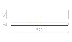 Wandleuchte Rendl Day Nástěnná černá 230 V Led 16 W 3000 K