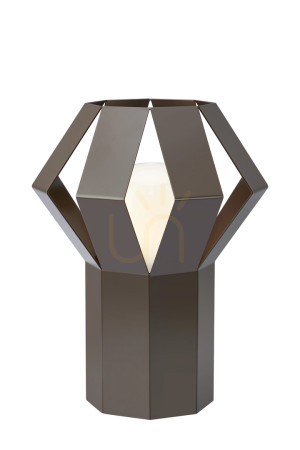 Tischlampe Markslojd Octa Braun Eisen E27 109148